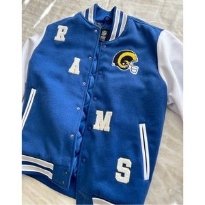 Men’s varsity Rams jacket from FashionNova